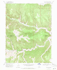 Hi-Res Interactive Map of Wood Canyon, Duchesne County, UT in 1968 ...